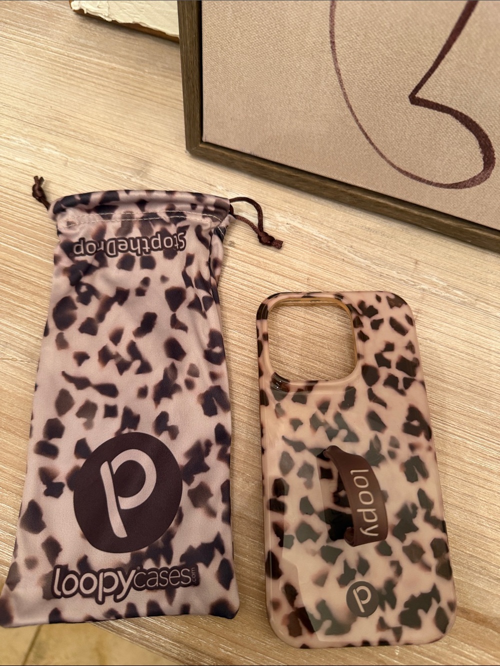NEW Loopy Case IPHONE 14 Leopard Print Phone Case with Wrist Loop